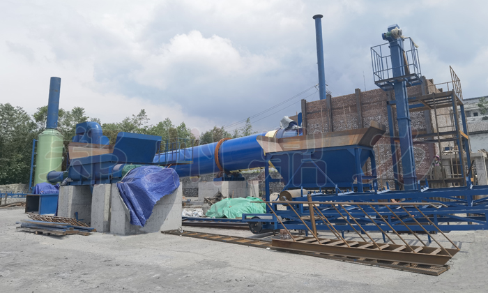 貴州煤泥烘干機設備圖