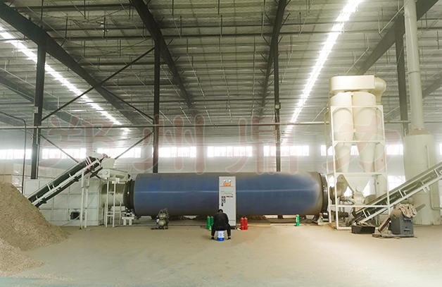 原陽木屑烘干機用戶現(xiàn)場圖