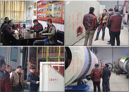 木屑烘干機生產現場