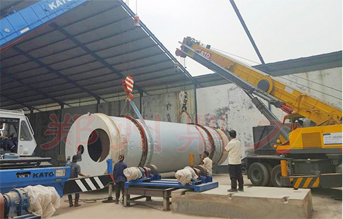 生物質制粒生產線安裝現場一